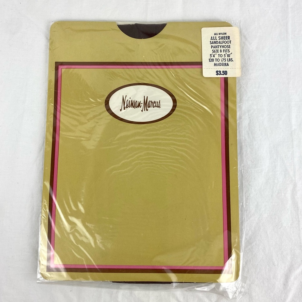 Vintage Purple Wine Pantyhose Neiman Marcus All Sheer Madeira B NOS